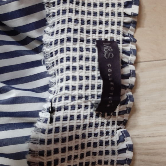 M&s collection large off the shoulder embroidered - Picture 4 of 5